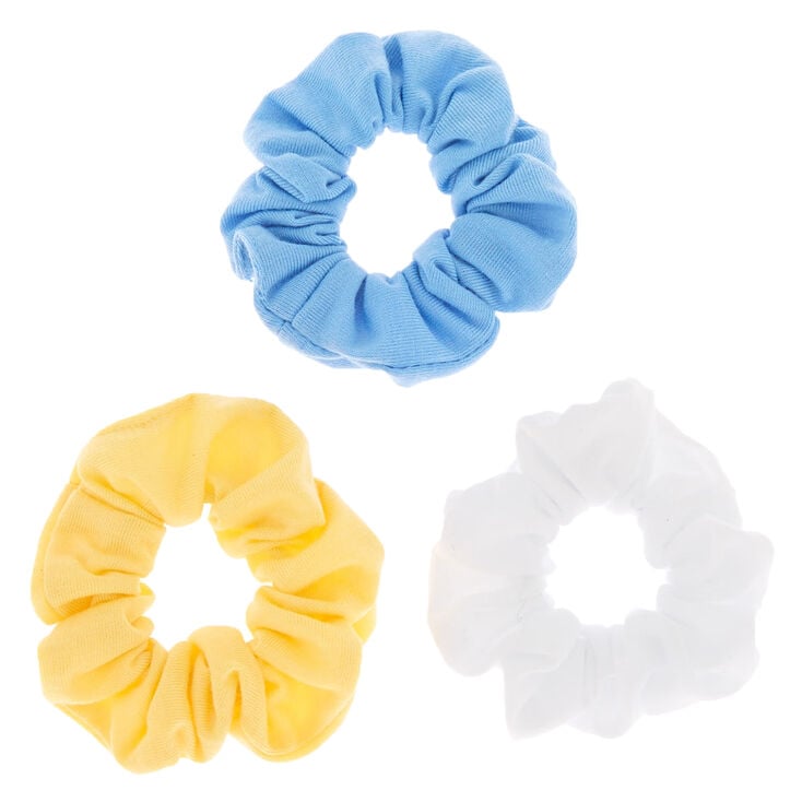 Pastel Summer Hair Scrunchies - 3 Pack,