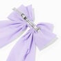 Lilac Long Tail Hair Bow Clip,