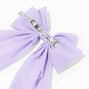 Lilac Long Tail Bow Hair Clip,