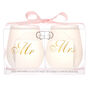 Mr. + Mrs. Silicone Wine Glass Set,