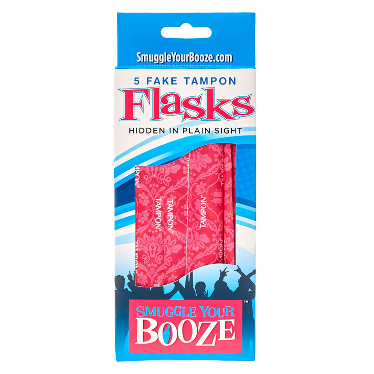 5 Pack Fake Tampon Flasks,