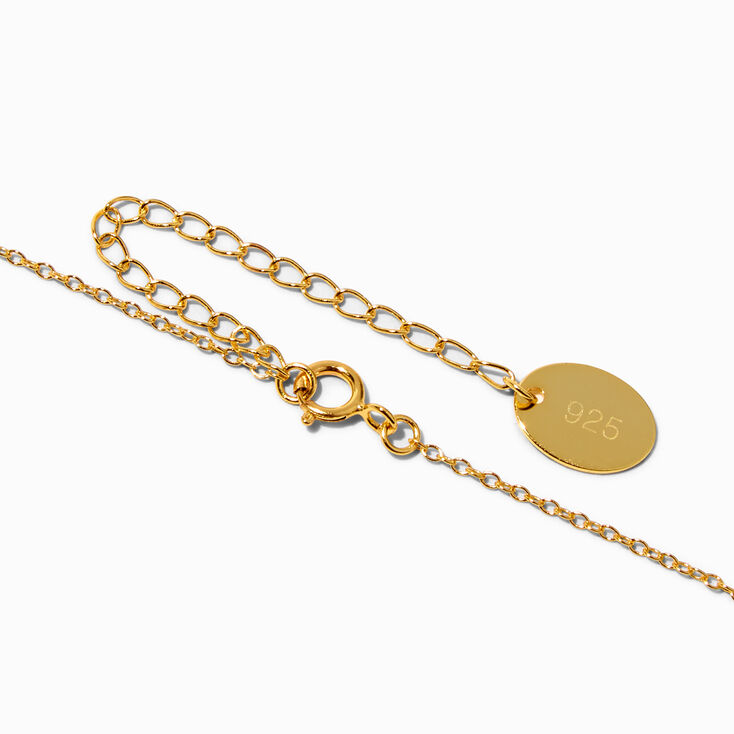 B&#39;Loved by Icing Gold Sterling Silver Cubic Zirconia Halo Pendant Necklace,