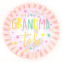 Grandma To Be Twinkle Star Button - Pink,