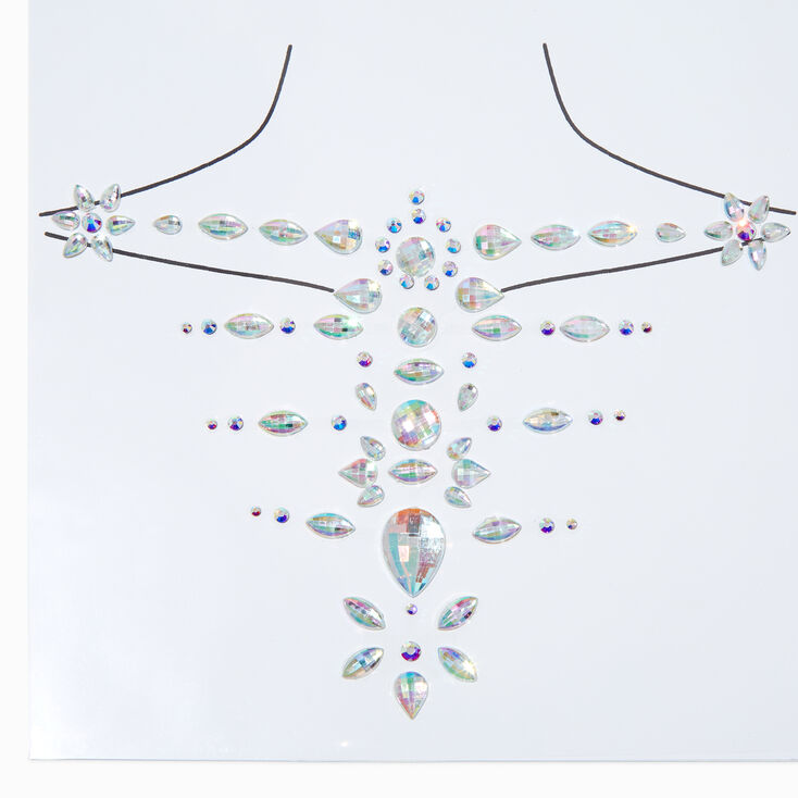 Skeleton Bones Iridescent Body Gems,