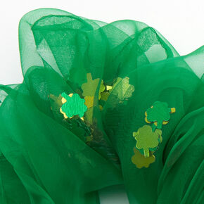 St Patrick&#39;s Day Green Oversize Scrunchie,