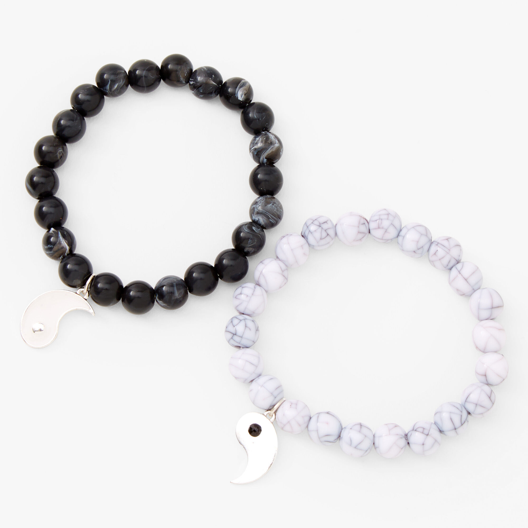 Howlite and Volcanic Rock Adjustable Yin Yang Bracelet(s) – Three Tree  Crafts