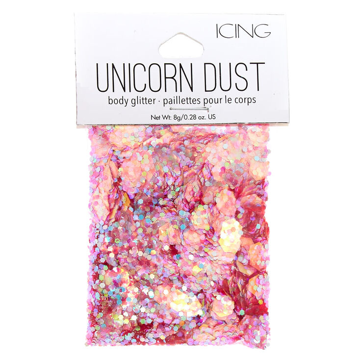 Pink Unicorn Dust Glitter Pouch Icing Us
