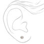 Mixed Metal Fireball Stud Earrings - 9 Pack,