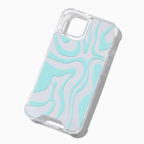 Mirrored Swirls Protective Phone Case - Fits iPhone&reg; 13/14,
