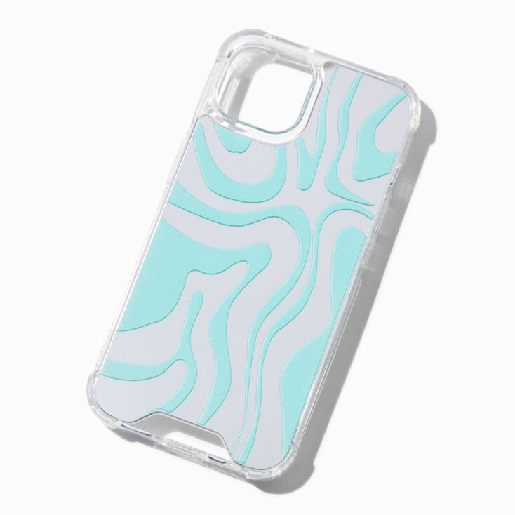 Mirrored Swirls Protective Phone Case - Fits iPhone&reg; 13/14,