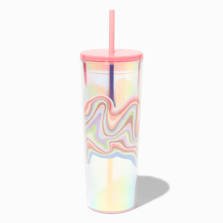 Holographic Wave Design Tumbler,