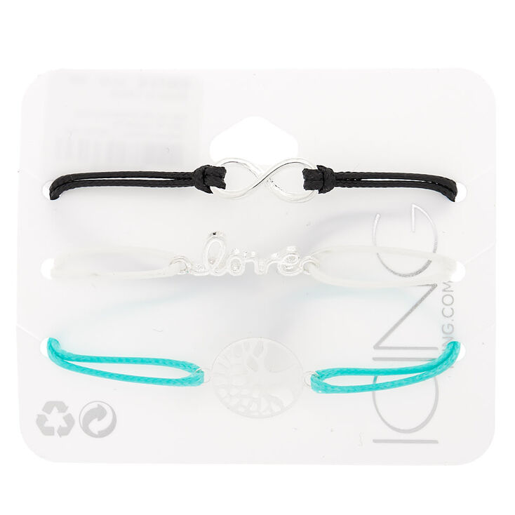 Symbol Chain Bracelets - 3 Pack,