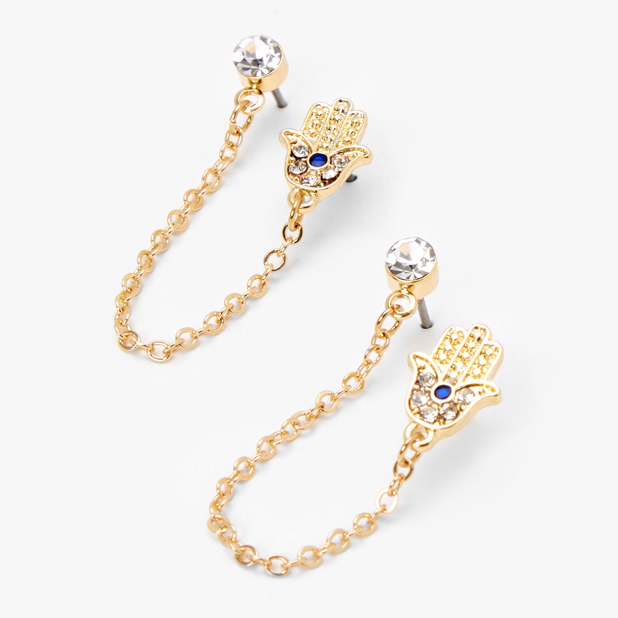 Fashion Hamsa Silver Plated Earring Female Jewellery  Gem O Sparkle