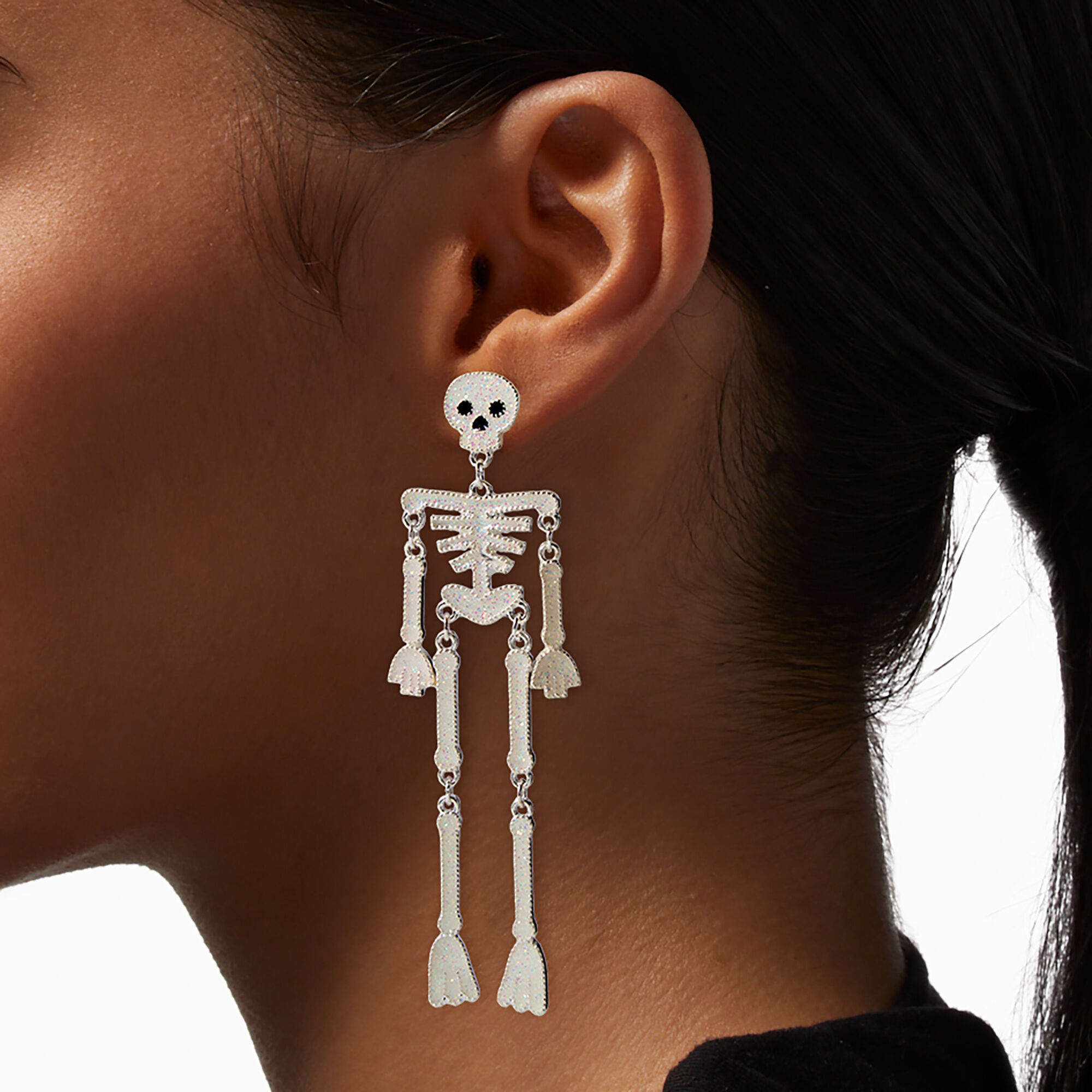 Skeleton earrings discount