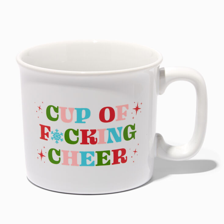 Cup of F*cking Cheer Ceramic Christmas Mug,