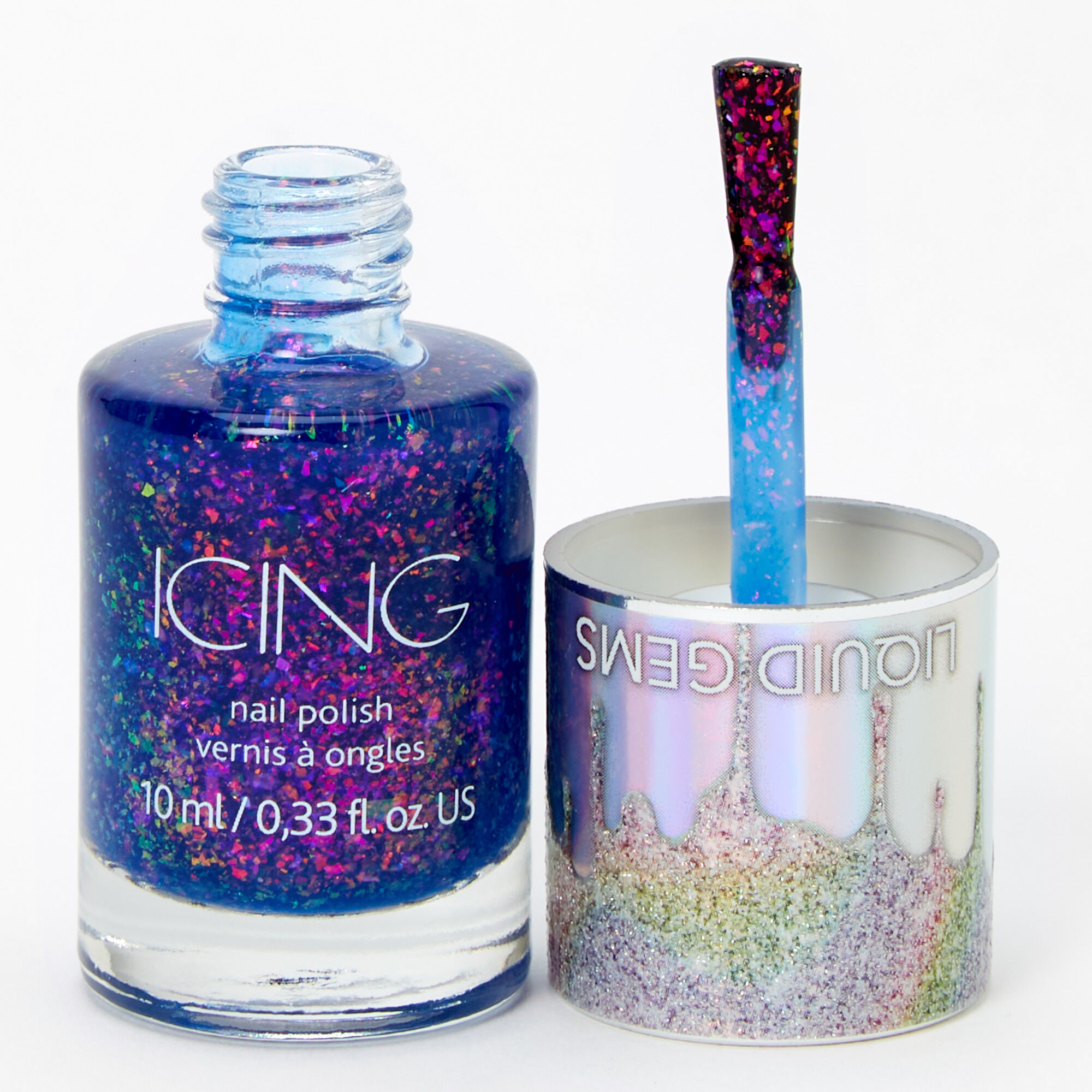 Liquid Gems Glitter Nail Polish - Lilac | Icing US