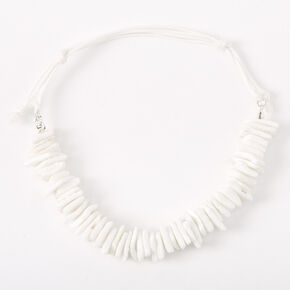 Puka Shell Anklet - White,