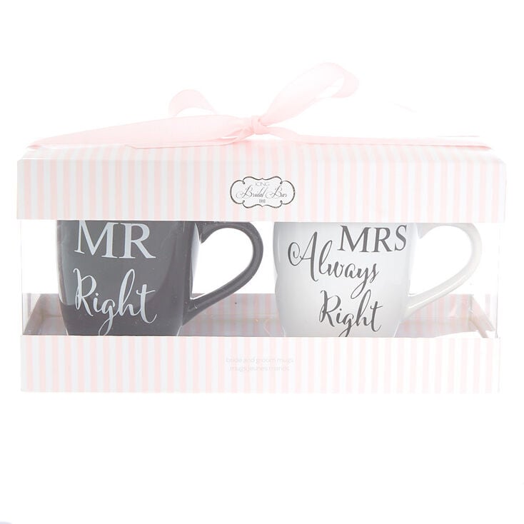 Bride and Groom Mug Set - 2 Pack,