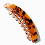 Natural Tortoiseshell Acrylic Banana Hair Claw,