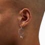 Silver Twist Snake 2&quot; Drop Earrings,