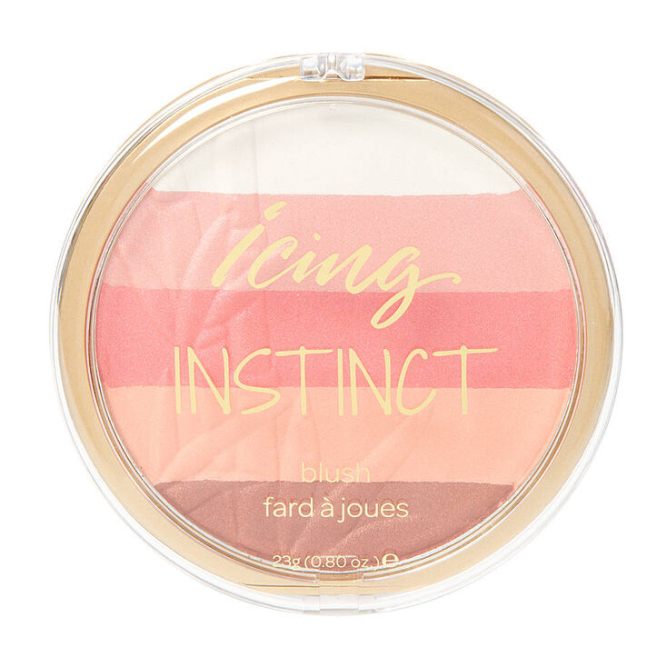 Bamboo Leaves Large Striped Blush Compact,