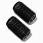 Black Hair Hot Rollers - 2 Pack,