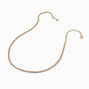 Gold-tone Stainless Steel 3MM Rope Chain Necklace,