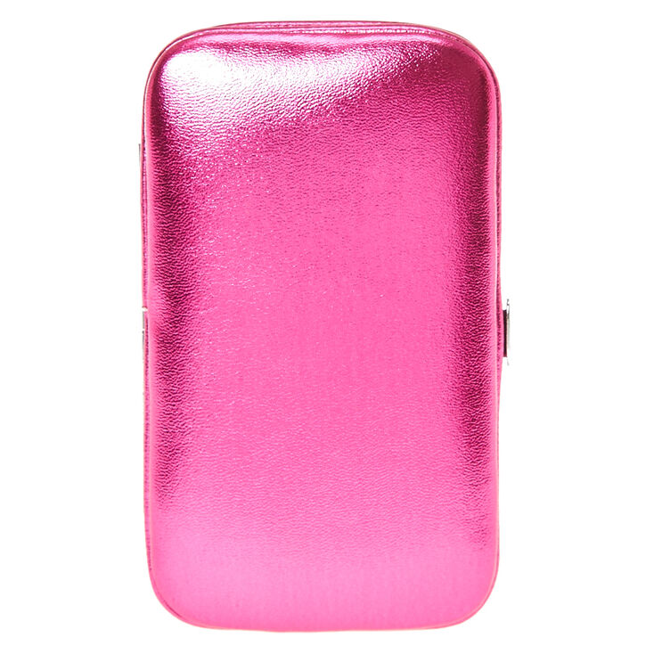 Metallic Hot Pink Manicure Kit,