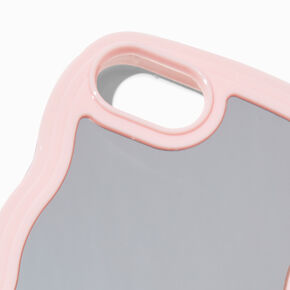 Pink Trim Wavy Mirror Phone Case - Fits iPhone&reg; 6/7/8/SE,