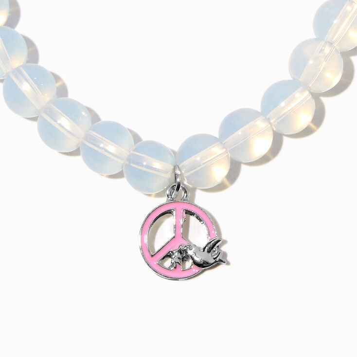White Peace Stretch Bracelet - Support SOS Children&rsquo;s Villages,