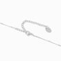 Silver-tone Stainless Steel Satellite Chain Necklace,