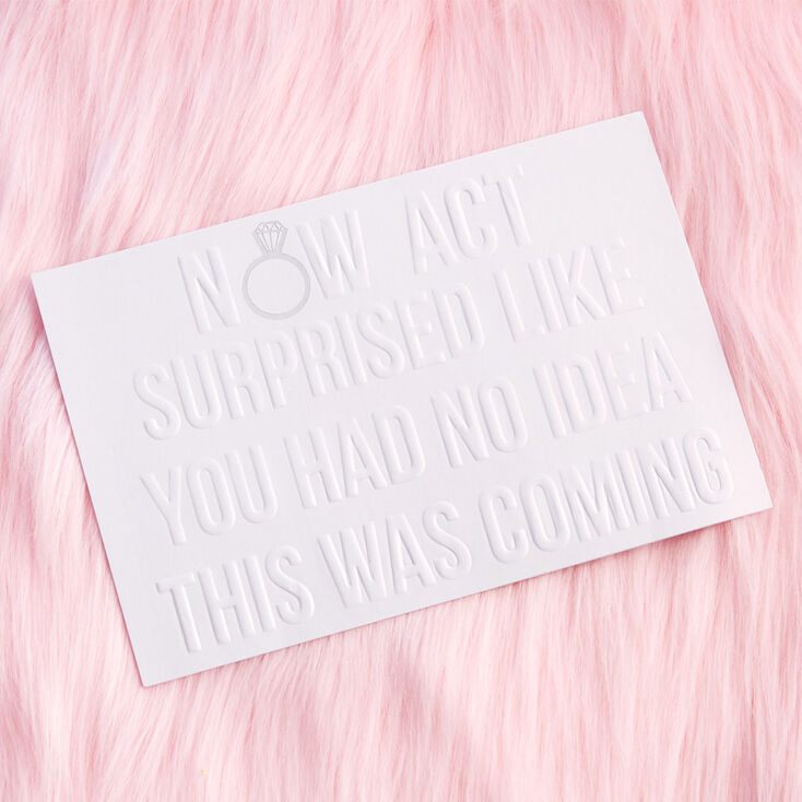Act Surprised Card,