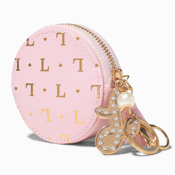 Golden Initial Coin Purse - L,