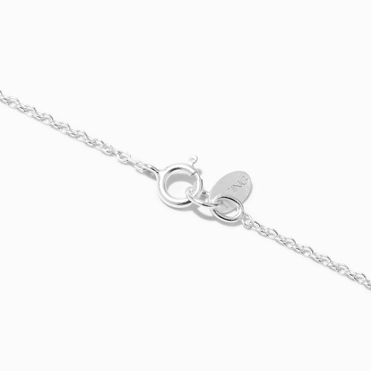 B&#39;Loved by Icing Sterling Silver Cubic Zirconia Cluster Pendant Necklace,
