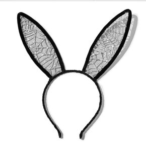 Spiderweb Bunny Ears Headband,