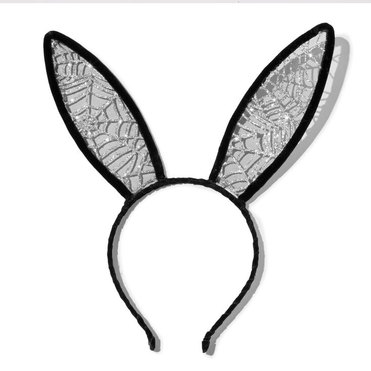 Spiderweb Bunny Ears Headband,