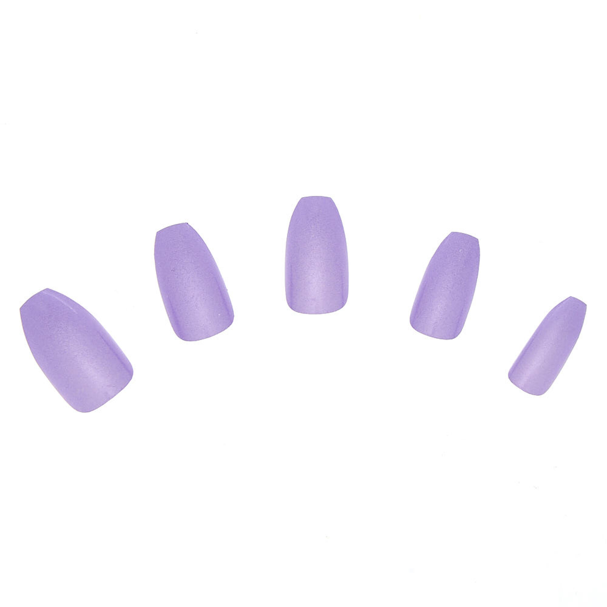 Metallic Solid Faux Nail Set Purple 24 Pack Icing Us Metallic Solid Faux Nail Set Purple 24 Pack