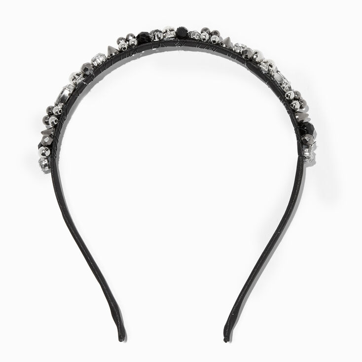 Halloween Skulls &amp; Gemstones Headband,