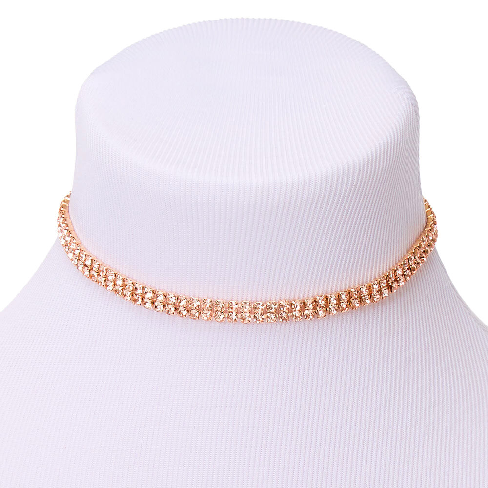 rhinestone choker
