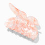 Large Coral Tortoiseshell Butterfly Hair Claw,