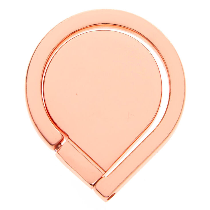 Rose Gold Tear-Shaped Ring Stand,