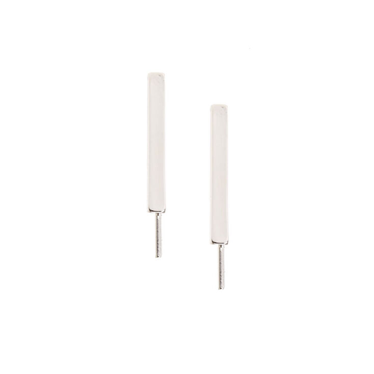 Silver Tone Bar Ear Crawlers,