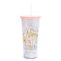 Nine Months Sober Tumbler Cup - White,