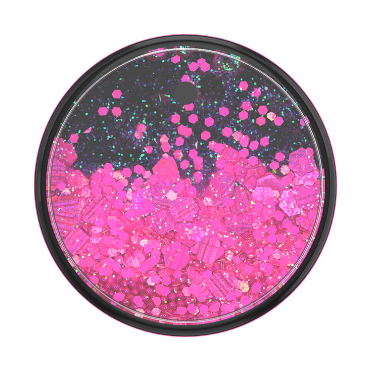 PopSockets&reg; PopGrip - Tidepool Neon Pink,