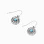 Filigree Turquoise 1&quot; Drop Earrings,