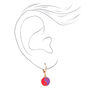 Yin Yang Huggie Hoop Ear Cuffs Set - 4 Pack,