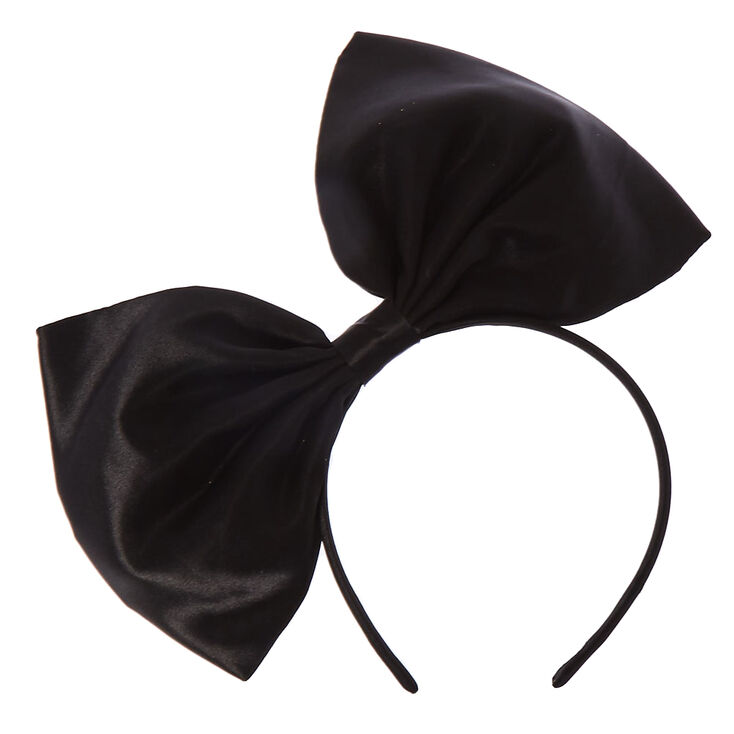 Jumbo Black Bow Headband,