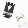 Bride and Groom Slender Drink Koozie Set - 2 Pack,
