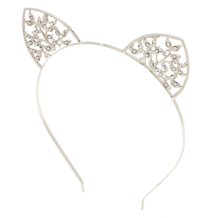 Silver Ivy Cat Ears Headband Icing Us