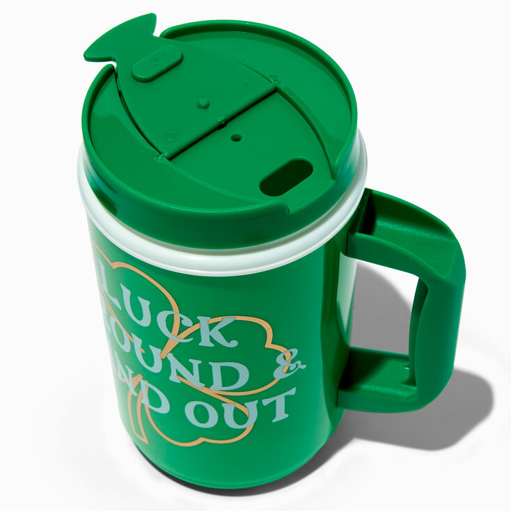 &quot;Luck Around &amp; Find Out&quot; Plastic Mug,